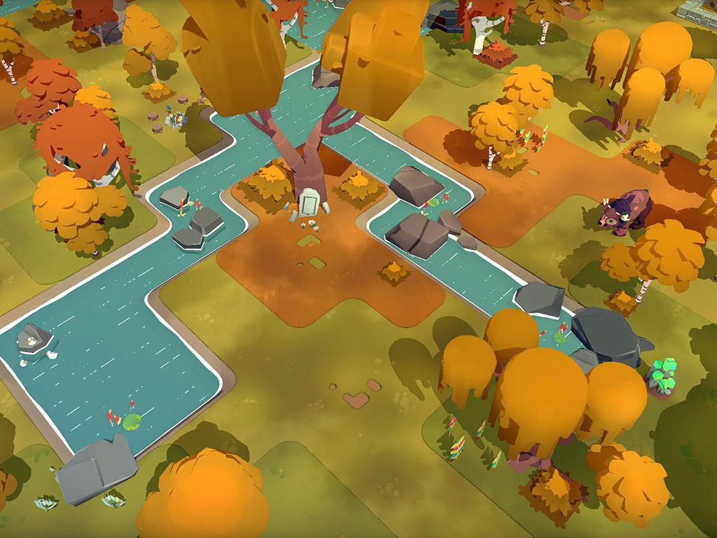 Background image for Autumn forest area
