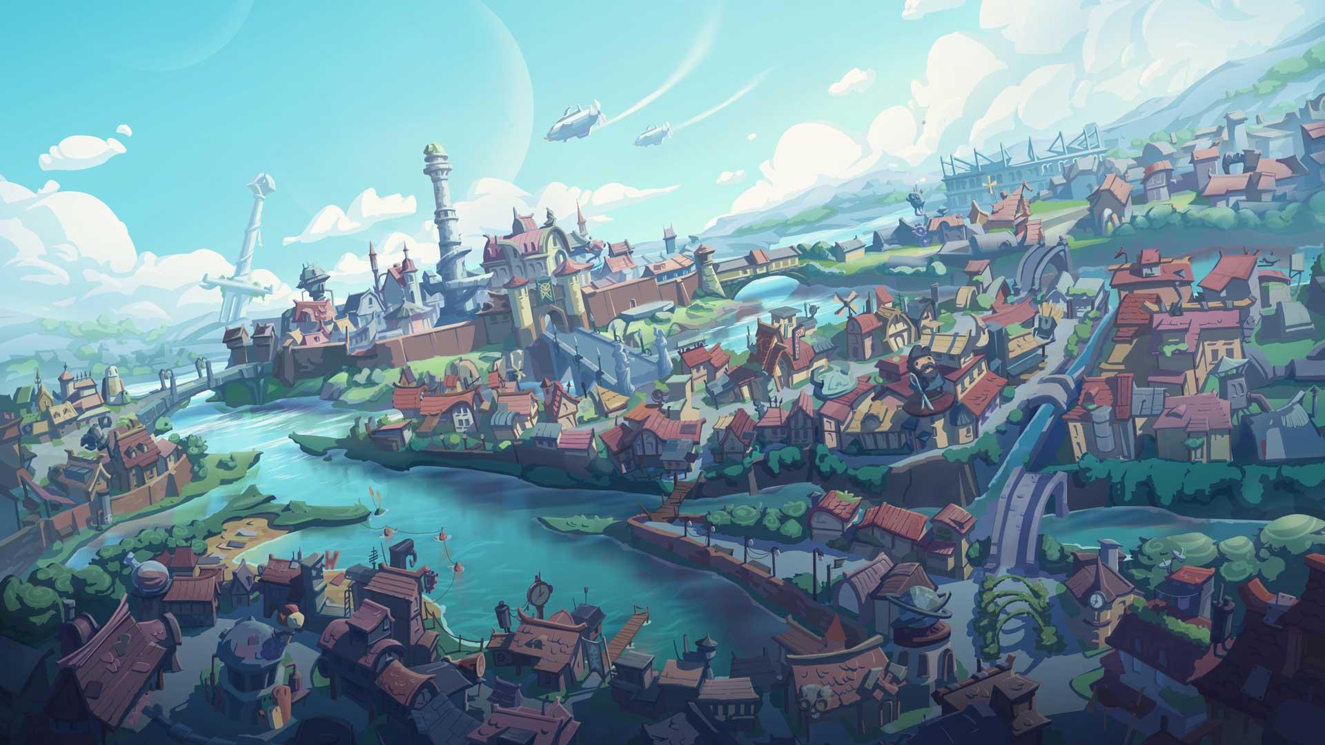 Background landscape image